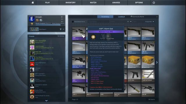 Выпадет ли AWP ? |Крафт оружия в CS:GO смотреть онлайн