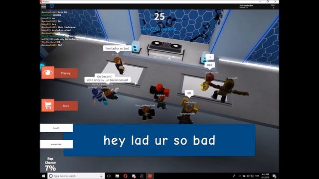 Roblox Exploiting - Auto Rap Battle 2 Voting Script смотреть онлайн