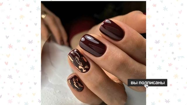 Маникюр осень 2020/Дизайн ногтей осень смотреть онлайн