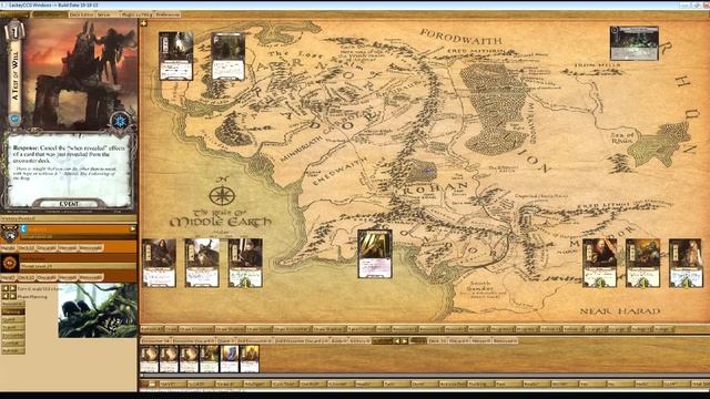Lord of the Rings LCG Playthrough Part 01: Passage Through Mirkwood смотреть онлайн