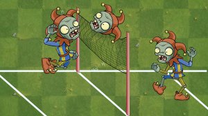 Зомбибол или как не нужно играть в волейбол. PvZ Дичь!