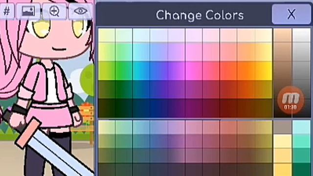 Кошка Лана и кот Лео в игре Gacha Life смотреть онлайн