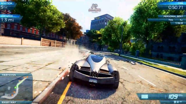 NFS MW Sports Sprint Race: Pagani Huayra I বেচে গেছি смотреть онлайн