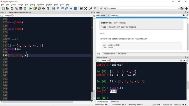 23. Define List DataType : Python Tutorial Developer Series A - Z смотреть онлайн
