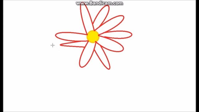 Рисуем цветочек в Paint смотреть онлайн