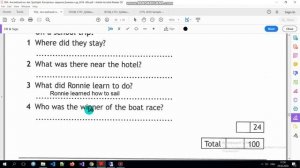 Учебник Spotlight 4 класс. Тест Модуль 6 (A, B)