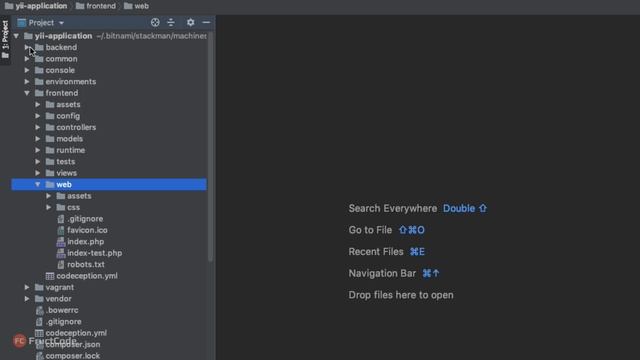 Уроки Yii2: Установка Yii2 Advanced. Настройка локальных сайтов backend.test и frontend.test смотреть онлайн