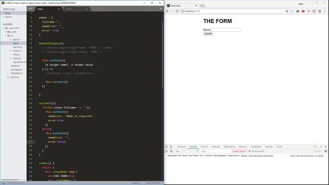 ReactJS 2018 - Simple Custom Form Error Validation - Fusemachines Nepal смотреть онлайн