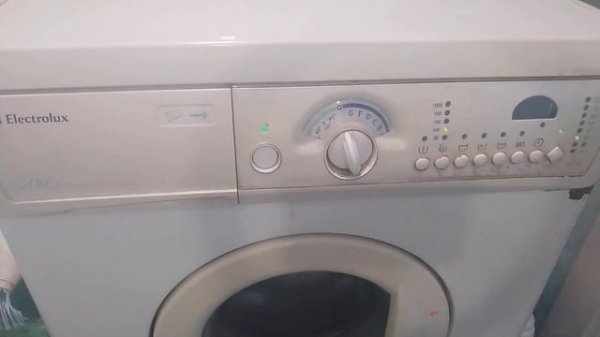 Тестовый режим Electrolux EWS 1046, часть 3