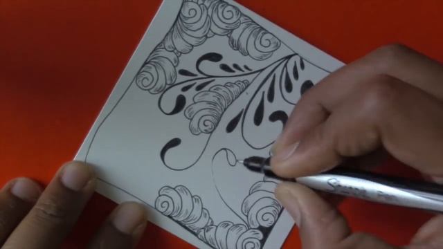 Easy Zentangle - Meditative art - Doodle art - Joki смотреть онлайн