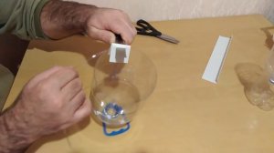 Как разрезать пластиковую бутылку на полоски. Простейший ленточный бутылкорез