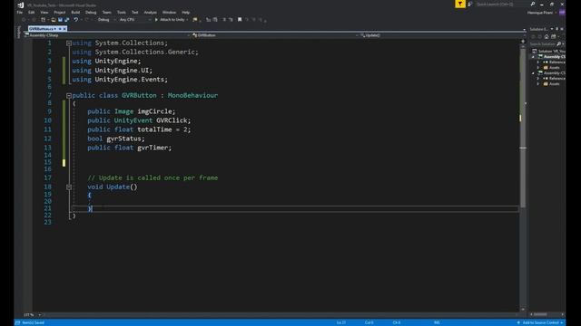 Unity VR Tutorial - Button Gaze Timer Interaction смотреть онлайн