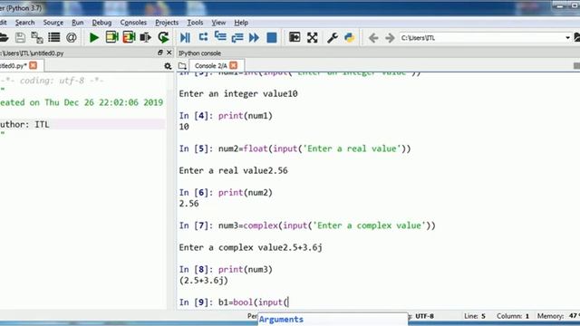 Read values in python - input() function of Python | Python Tutorial - 9 смотреть онлайн