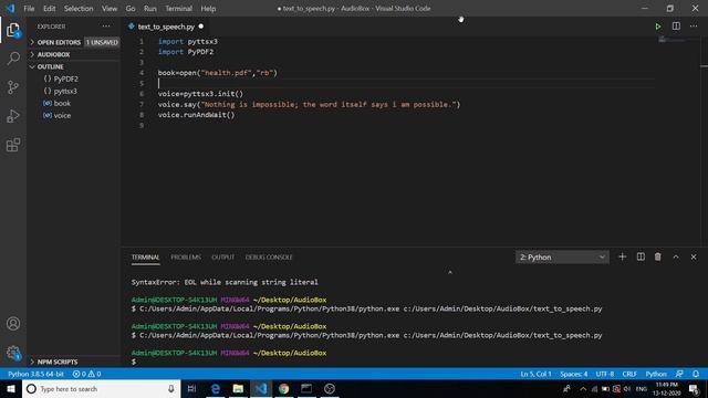 Speech recognition using python in Hindi смотреть онлайн