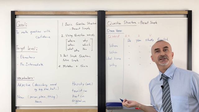 EASY Basic English Questions I How to make simple questions in English for beginners смотреть онлайн