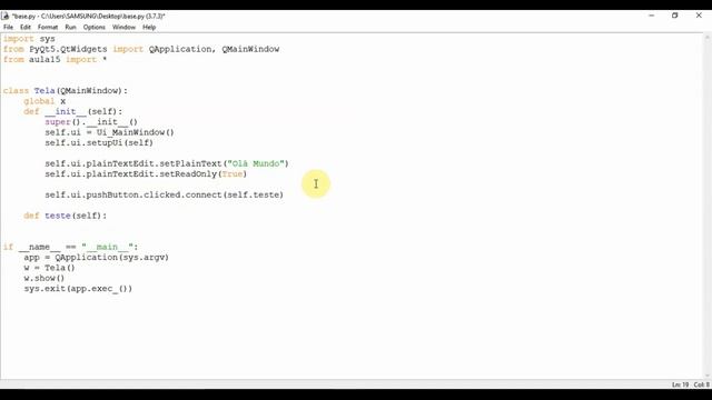 Interfaces Gráficas com PyQt5 [15] - PlainTextEdit: Áreas de texto смотреть онлайн