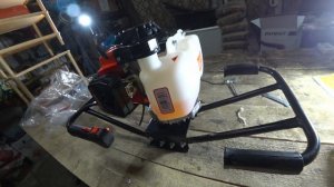 купил мотобур  PATRIOT АЕ75D  распаковка ,обзор ,тестирование.