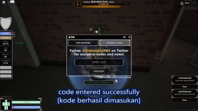 *NEW ADDITIONAL CODES* [UPDATE+SALE] Criminality ROBLOX | 23 MAY 2023 смотреть онлайн