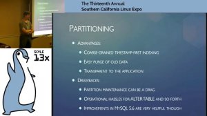 Baron Schwartz - Building A Time Series Database on MySQL - SCALE 13x
