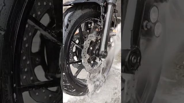 детейлинг мойка мотоцикла.подготовка к открытию байкерского сезона ?️ #motovlog смотреть онлайн