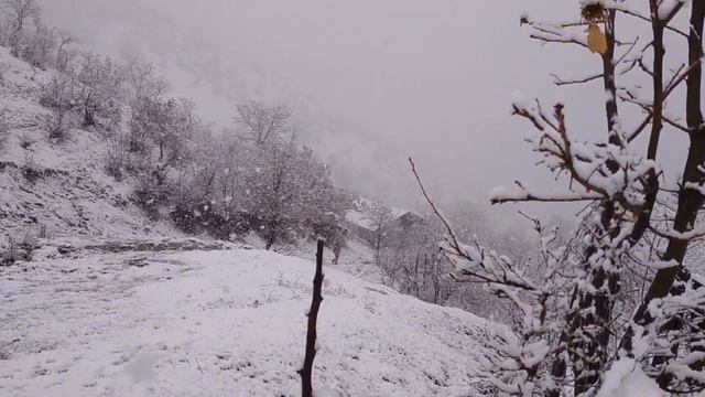 Bahar Ayında Gelen şiddetli Karda Yaşam  Mücadelesi❄️❄️Köy Belgeseli#villagelife#snowfall#köyhayatı