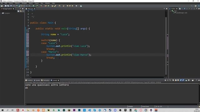 Switch in Java - JAVA TUTORIAL ITALIANO 12 смотреть онлайн