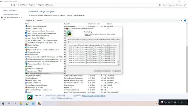 How to Uninstall PyChrm IDE | JavaBeam|PyCharm Editor for Python смотреть онлайн