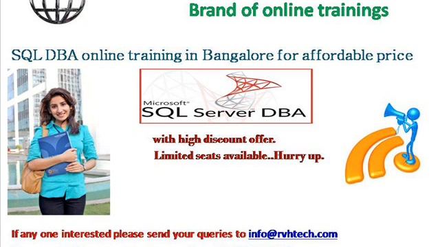 SQL Server DBA online training in bangalore for affordable price смотреть онлайн