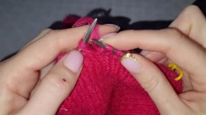 Горловина спицами ♡ Перевязываем горловину для джемпера ♡ Уроки вязания для начинающих ♡