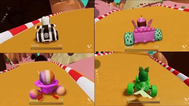 Roblox Sugar Rush Speedway Sweet Ride (4 players / Split screen) смотреть онлайн