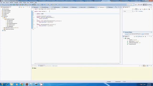 LWJGL Game Development Tutorial #3 - Meshes and Vertices смотреть онлайн