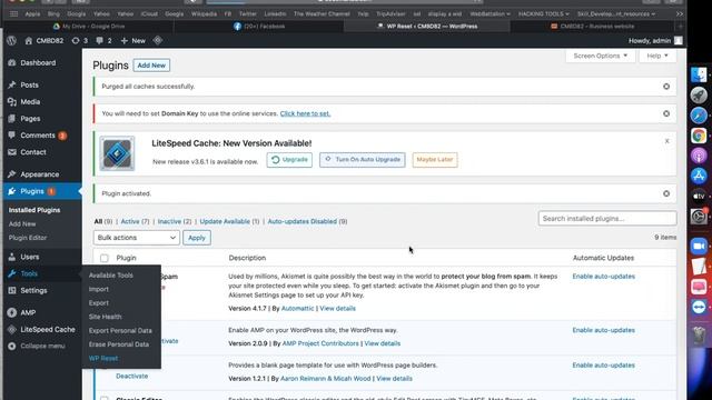 How to reset wordpress website & make site blank - by WP RESET plugin (CMBD-78) смотреть онлайн