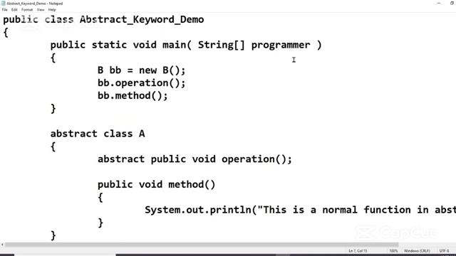 Abstract and Assert Keyword in Java | Abstraction | Assert Statement in java | Keyword in Java смотреть онлайн
