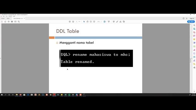 [Tutorial] Data Definition Language (DDL) Dasar [Oracle Database] Eps #3 смотреть онлайн