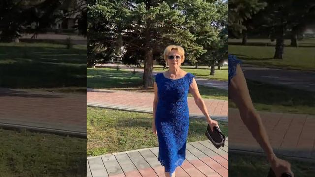 Платье « Цвет настроение - Синий» смотреть онлайн