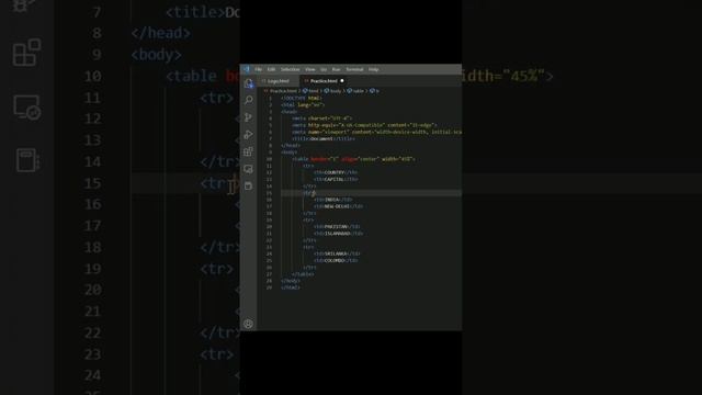 HTML Table. смотреть онлайн