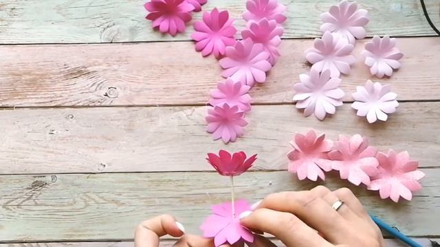Прекрасный цветочный ободок??? из фоамирана. без шаблонов!!! DIY/Simple flowers from foamiran смотреть онлайн