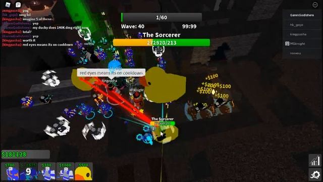 Roblox Critical Tower Defense:Max Power Ducky смотреть онлайн