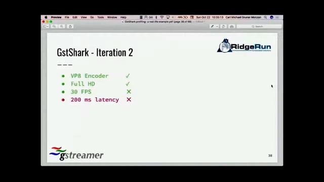 GstShark profiling: a real-life example (Tuning GStreamer pipeline) смотреть онлайн