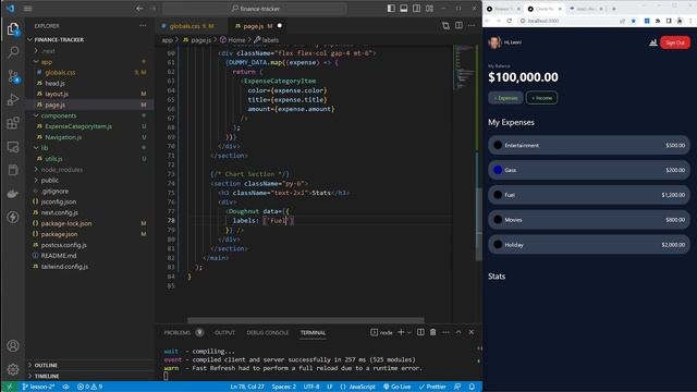 Next.js, Tailwind & Firebase Tutorial #2 - Layout Part 3 | Finance Tracker смотреть онлайн