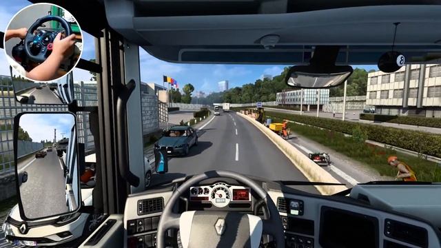 RENAULT MAGNUM | Euro truck Simulator 2 | Logitech G29 смотреть онлайн