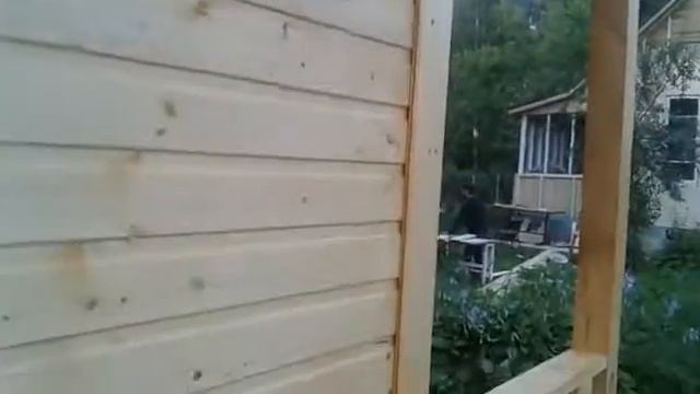 Бытовка с крыльцом