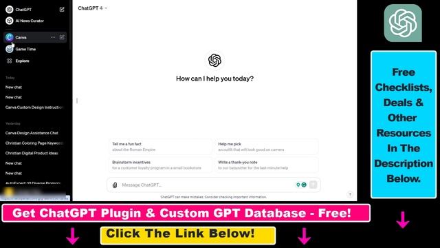 How To Pin A Custom GPT In Your ChatGPT Sidebar? смотреть онлайн