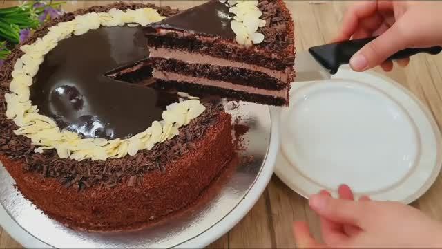 ШОКОЛАДНЫЙ ТОРТ | Без раскатки на сковороде смотреть онлайн