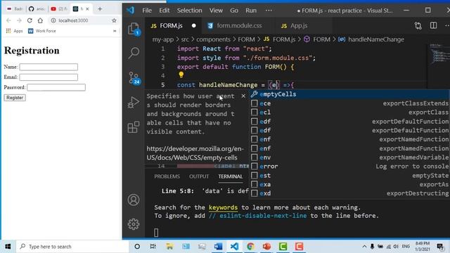 React Bangla Tutorial 28 : Controlled component | Collect form data смотреть онлайн
