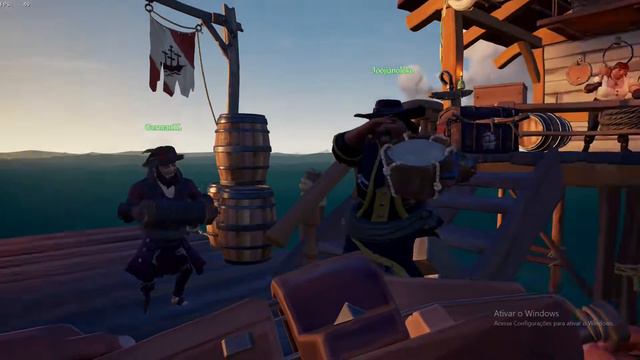 Sea of Thieves - tocando instrumentos musicais смотреть онлайн