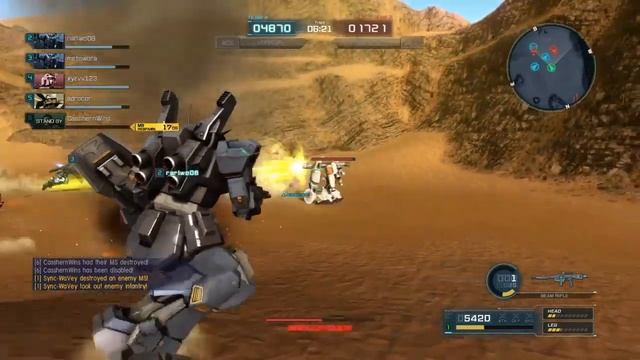 Gundam Battle Operation 2 Damage comparison who hits hard Gp01, Gp03 and Mk ll смотреть онлайн