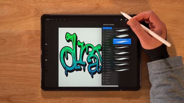 How to Draw Graffiti with Procreate: Let's Draw Ep. 28 смотреть онлайн