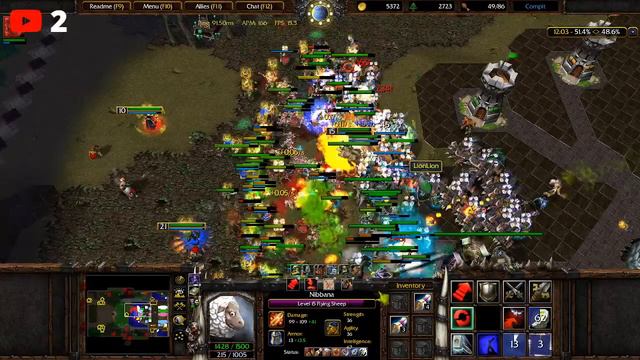 Footmen vs Grunts Warcraft 3 смотреть онлайн