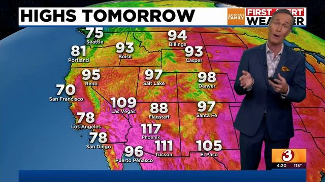 Phoenix breaks record with 116 degrees as heatwave continues смотреть онлайн